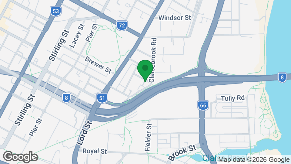 Map of West Coast Barbell Club