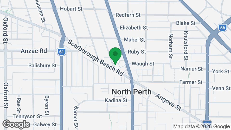 Map of Re-Boot Collective North Perth
