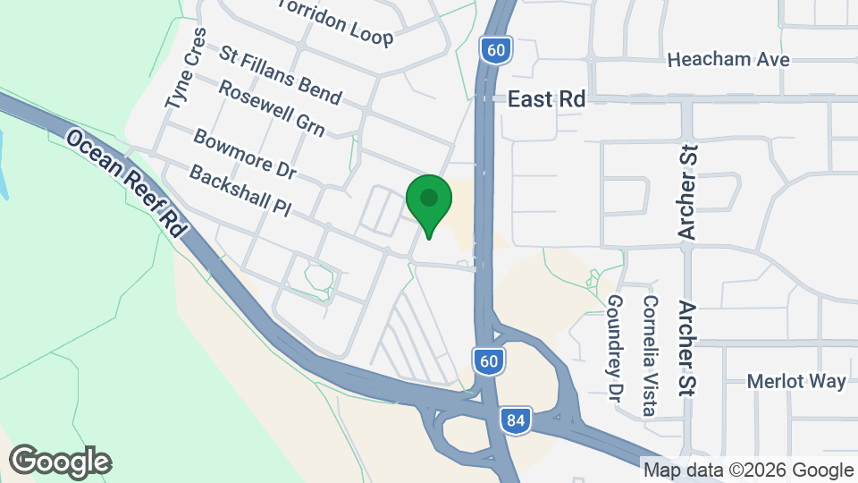 Map of Rejuven8 Health and Fitness Clinic