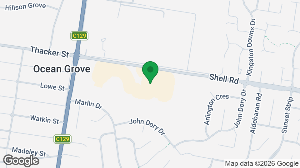 Map of Bellarine Aquatic and Sports Centre