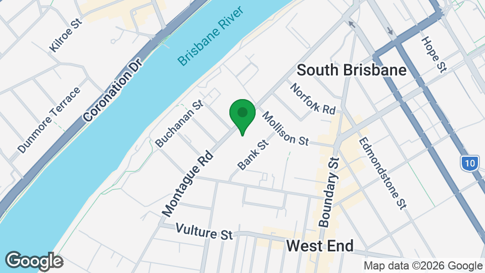 Map of Eastside Boxing Gym