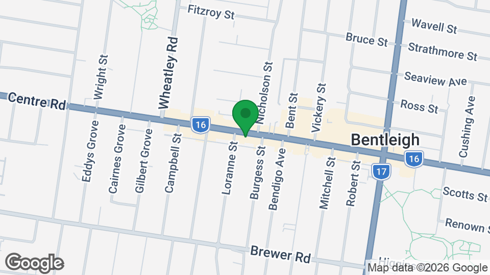 Map of Rec Xpress 24/7 Fitness Bentleigh