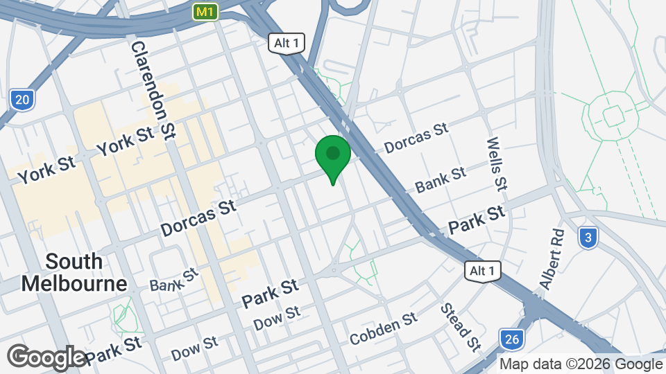 Map of Body Matrix Hardcore Personal Training & Gym