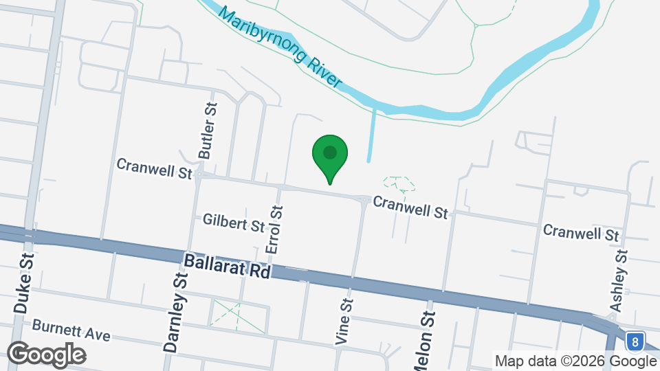 Map of Brooklyn Boxing Braybrook