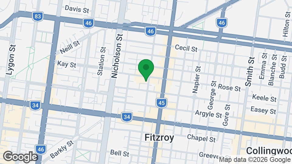 Map of CrossFit Victoria