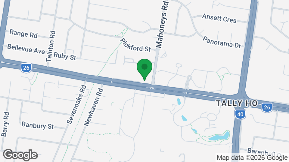 Map of T1 Fitness Australia