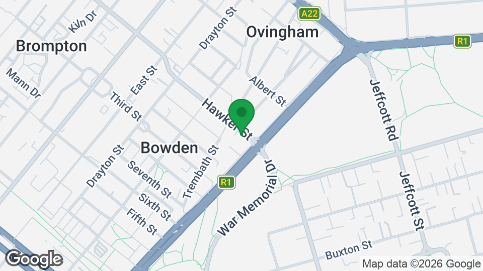 Map of Bowden Gym Collective