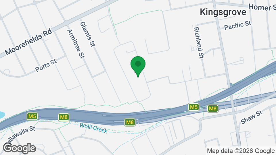 Map of The Yard Gym Kingsgrove