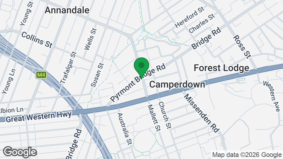 Map of Camperdown Fitness