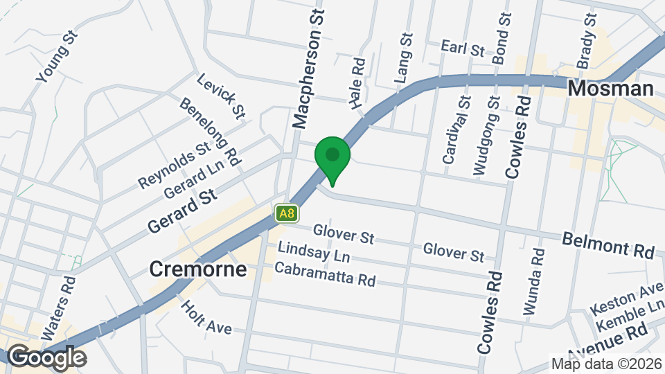 Map of Soul Athletic Club Mosman