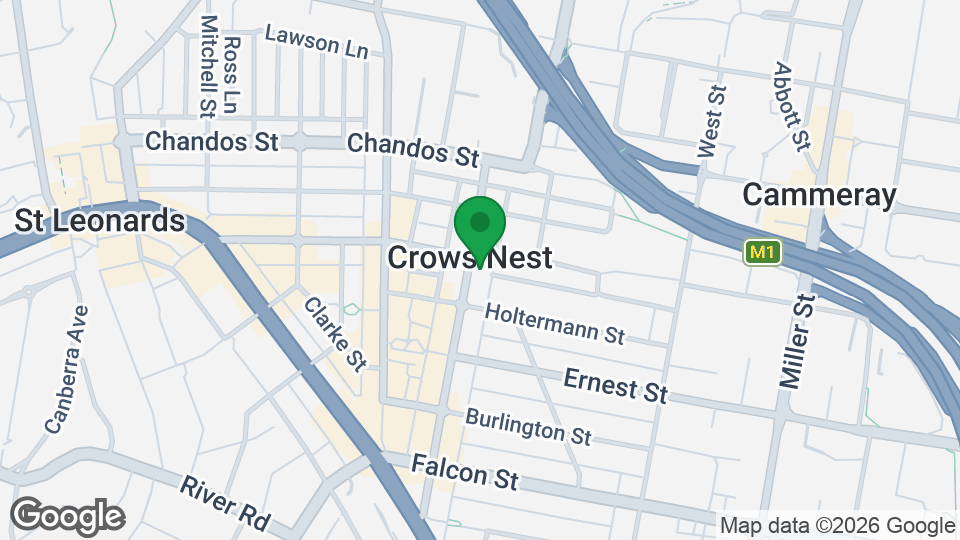 Map of Group Fit Training | Gym Crows Nest, Semi-Private Group Training