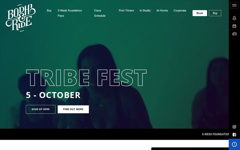 Bodhi and Ride website