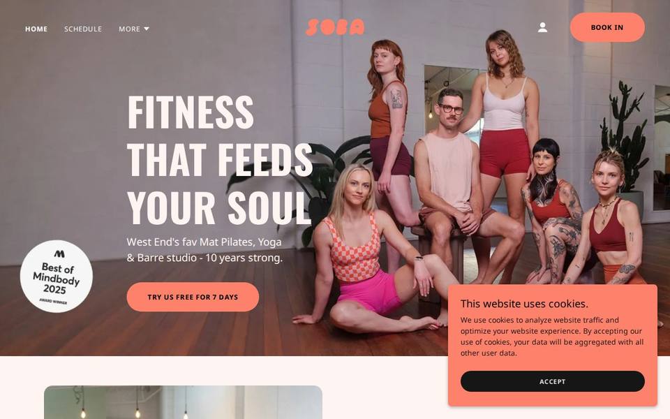 SOBA website