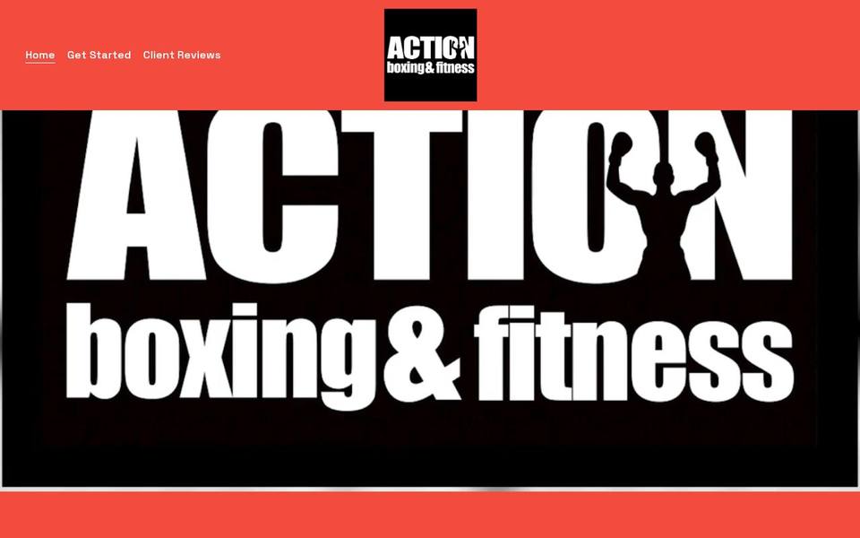 Action Boxing Fitness website