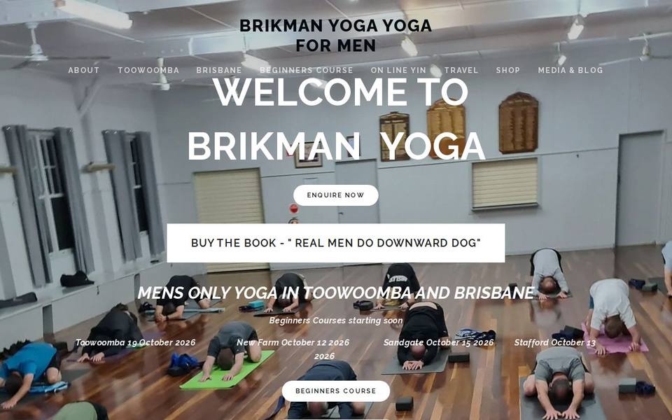Brikman Yoga website