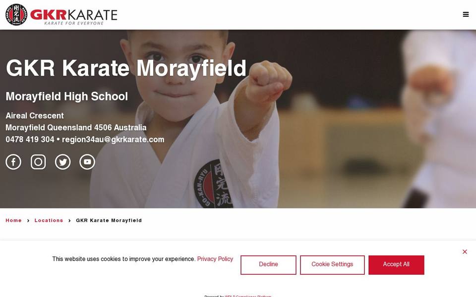 GKR Karate website