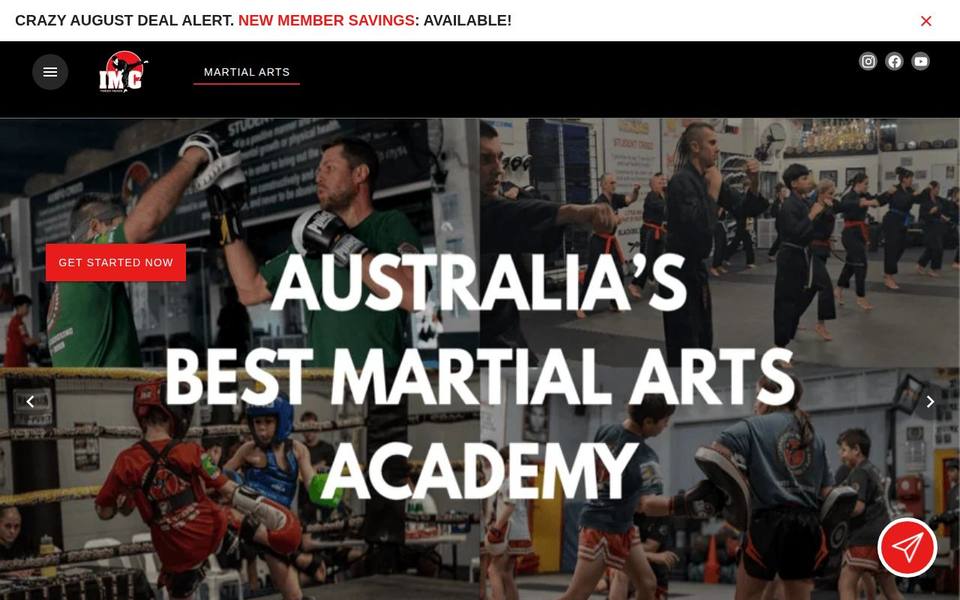 IMC Tweed Heads Martial Arts Centre website