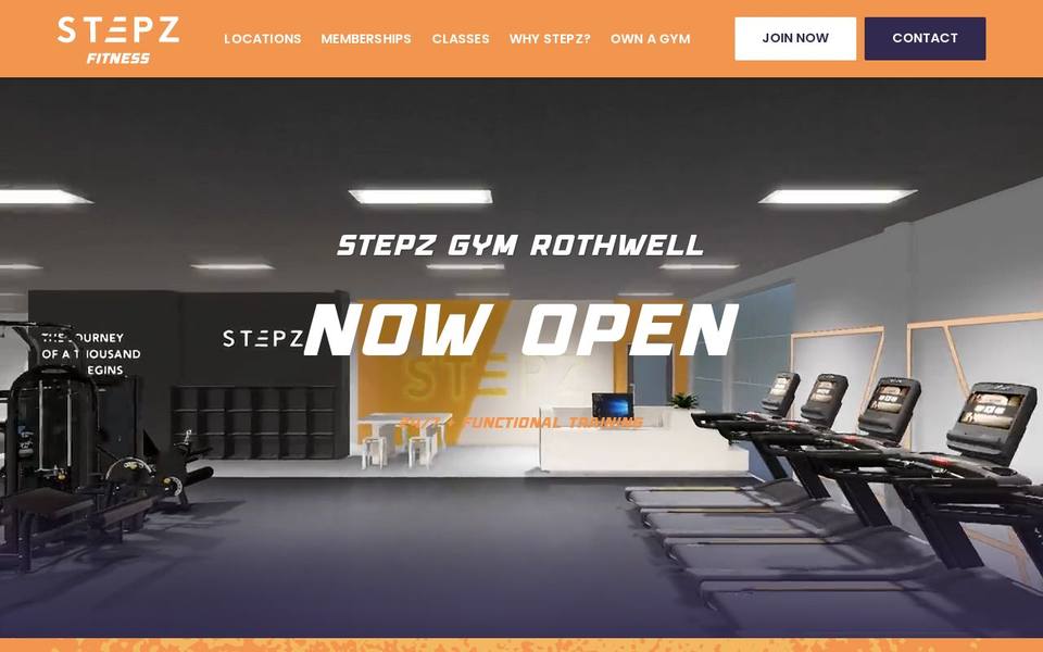 Stepz Fitness Rothwell website