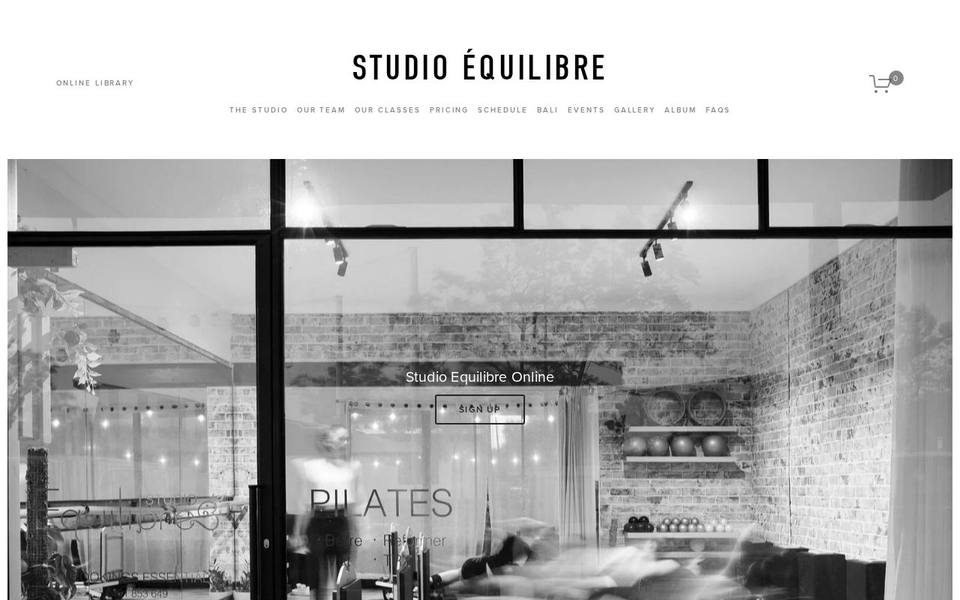 Studio Equilibre website