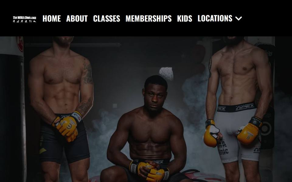 Scrappy MMA and Fitness website
