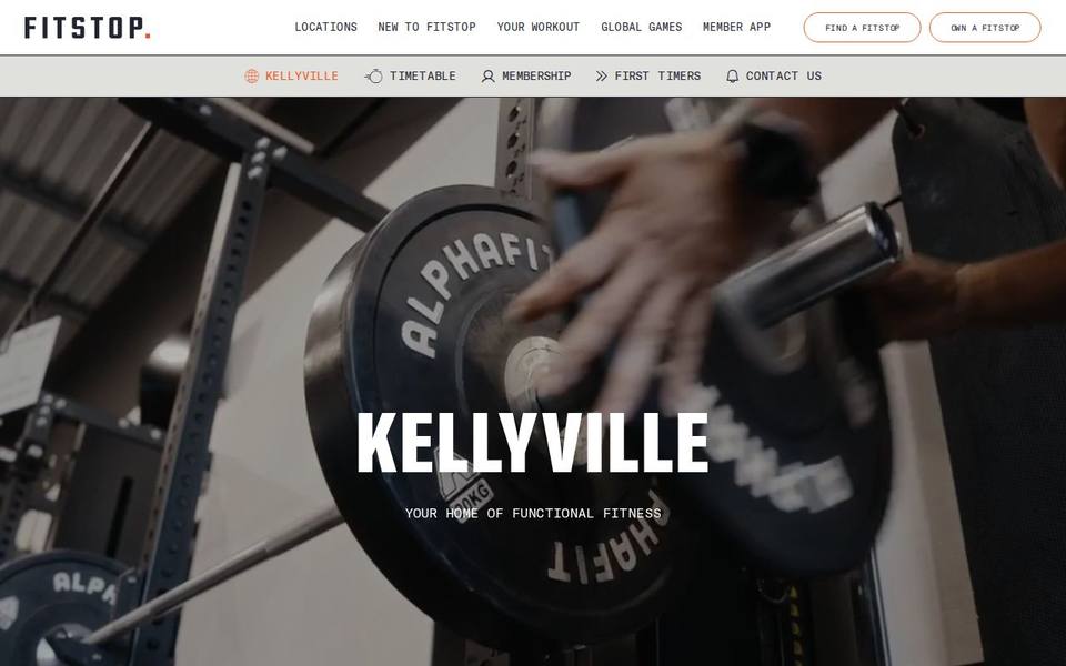 Fitstop Kellyville website