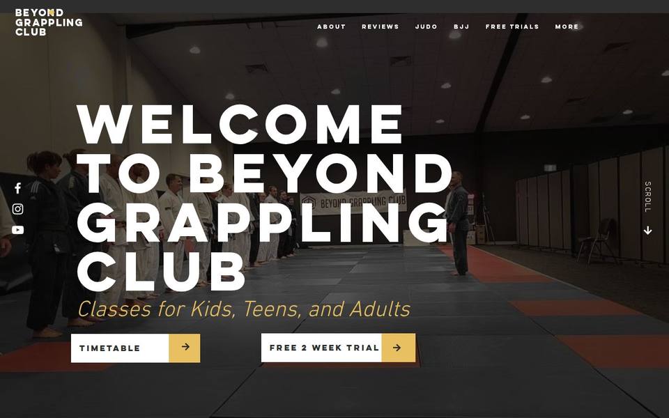 Beyond Grappling Judo and BJJ Club website
