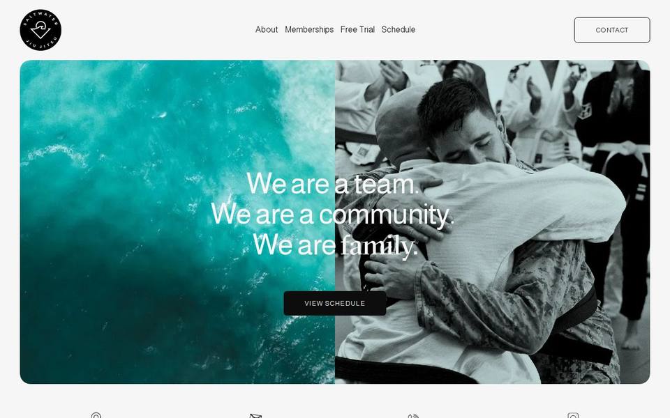 Saltwater Jiu Jitsu website