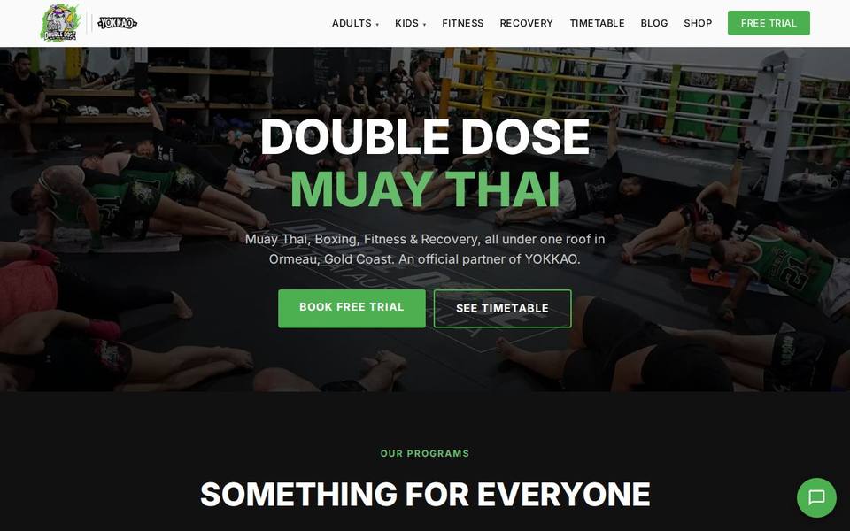 Double Dose Performance Centre website