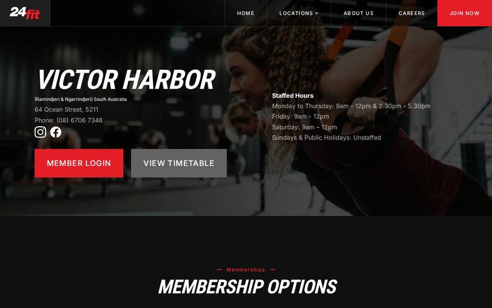 24fit Victor Harbor website