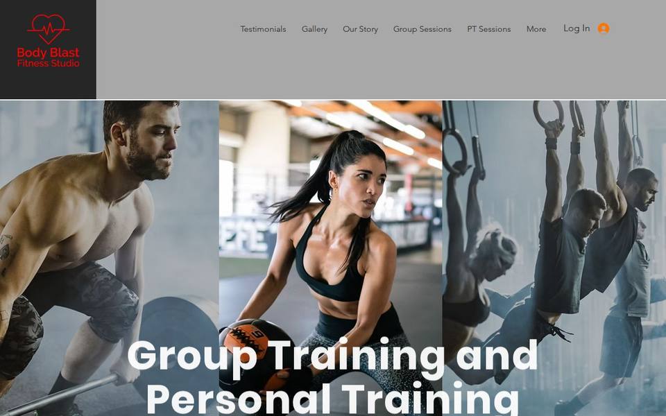 Body Blast Fitness Studio website