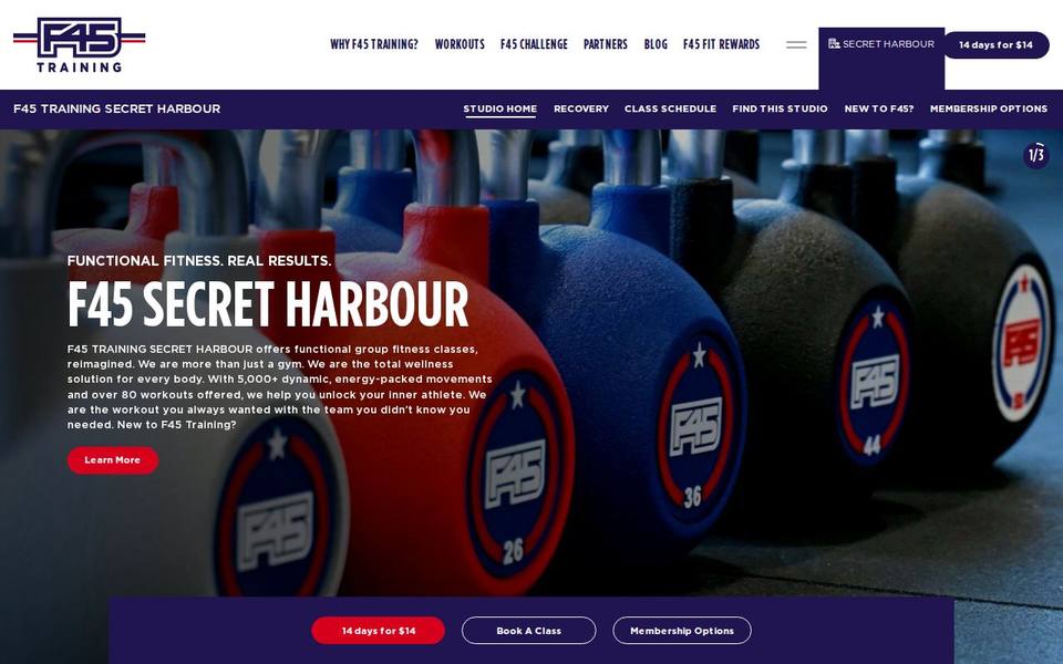 F45 Secret Harbour website