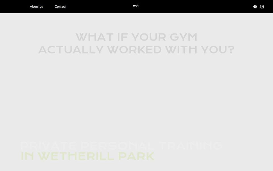 WSF Gym website