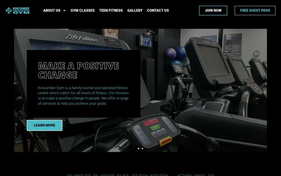 Kincumber Gym website