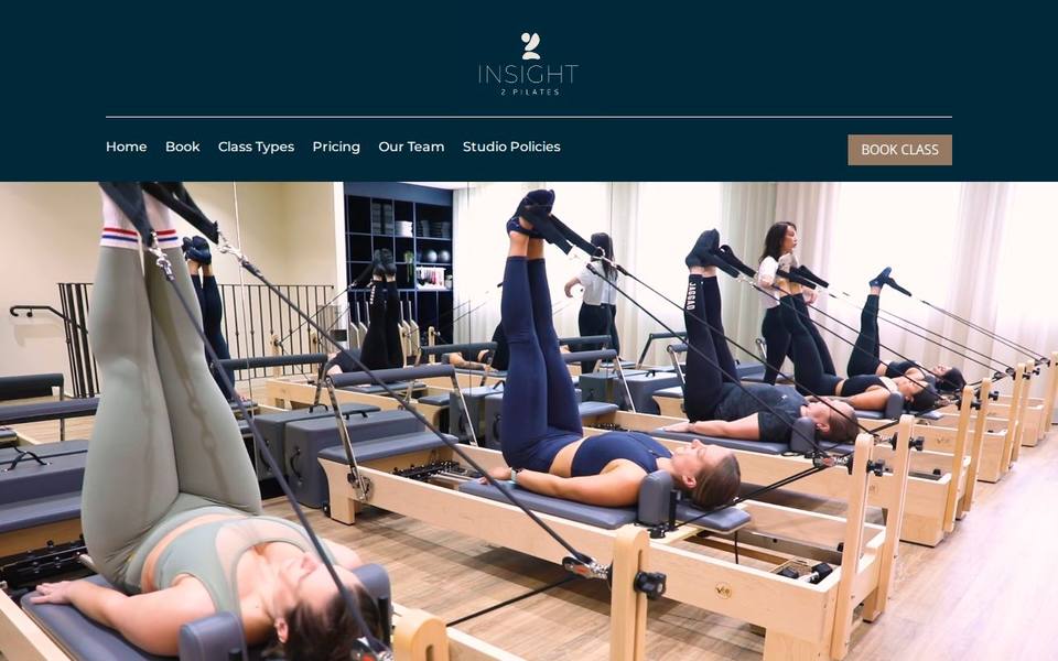 Insight 2 Pilates website