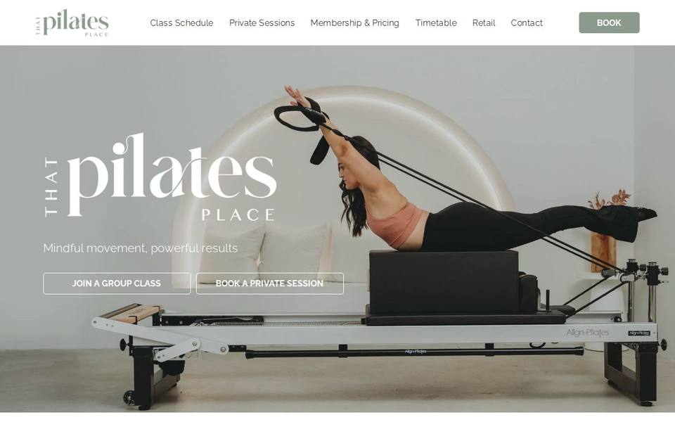 That Pilates Place website