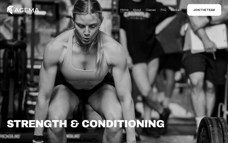 Crossfit Agema website
