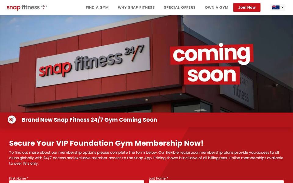Snap Fitness Morayfield website