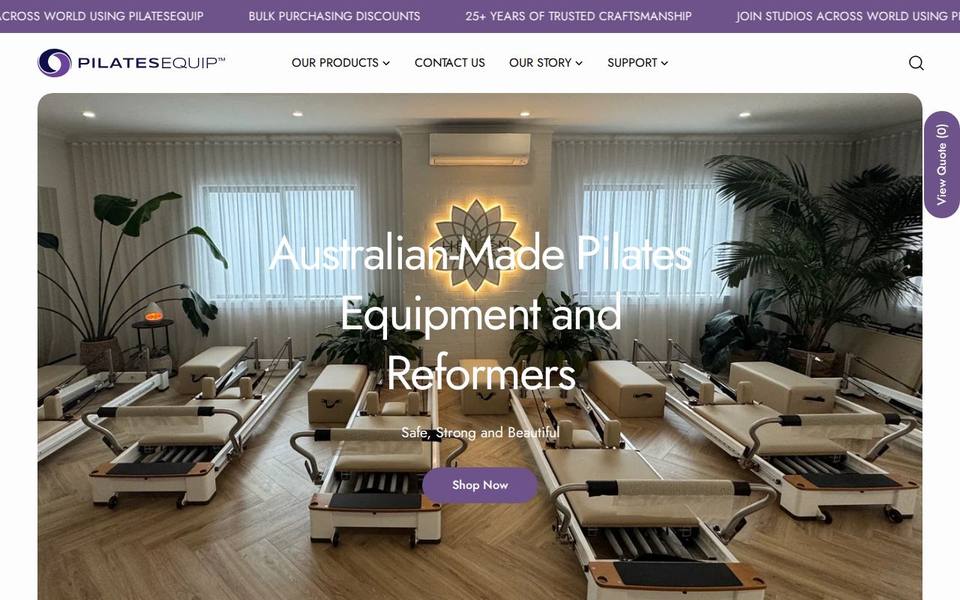 Pilatesequip website