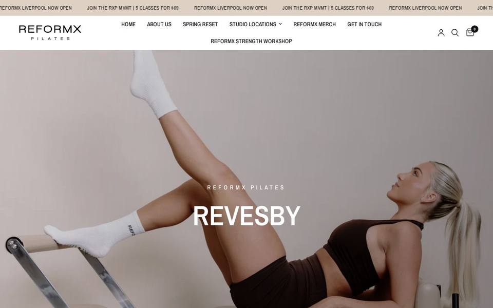 ReformX Pilates St Marys Revesby website