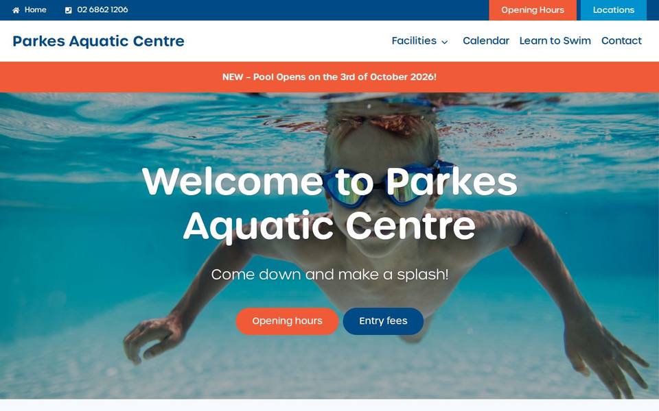 Aquatic Centre Parkes website