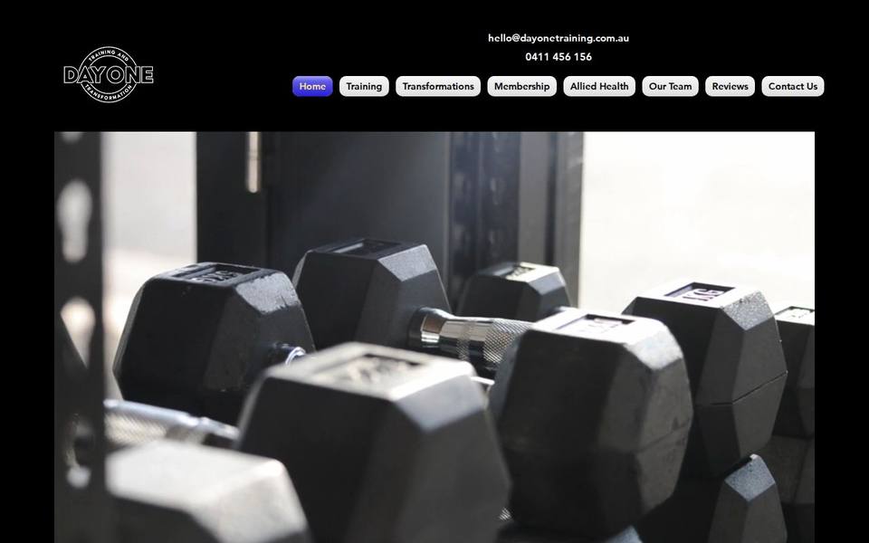 Day One Training and Transformation website