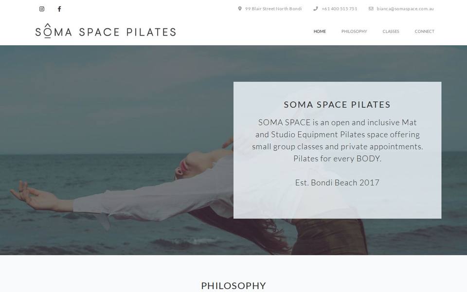 Soma Space website