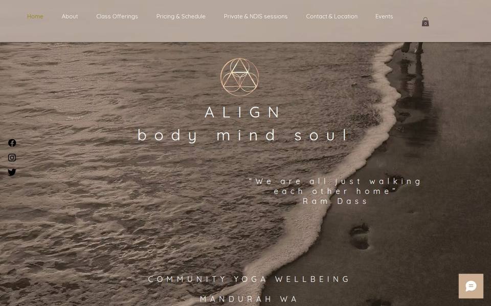 Align Body Mind Soul website
