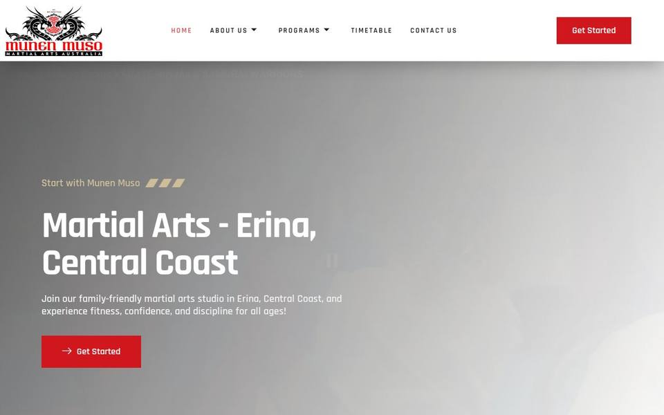 Munen Muso Martial Arts Studio website