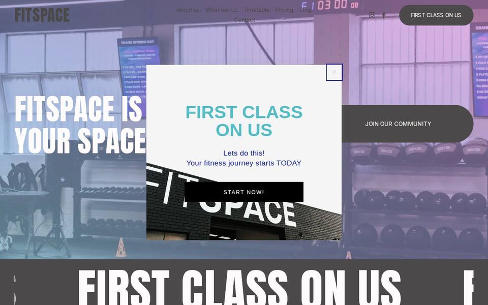 Fitspace Training website