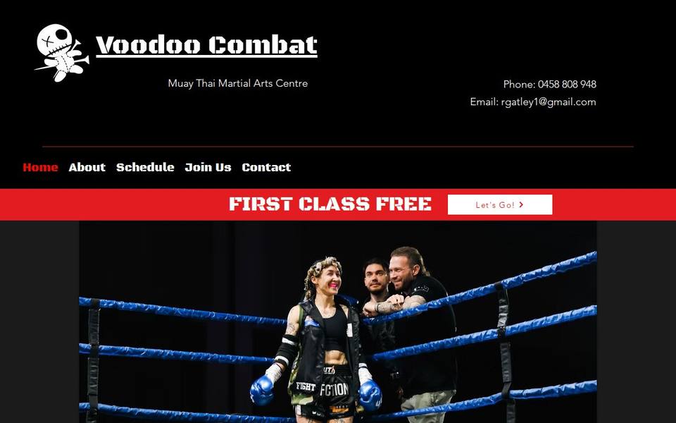 Voodoo Combat website