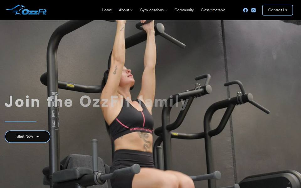 OzzFit website