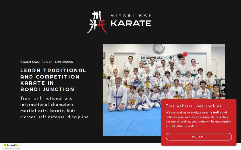 Miyagi Kan Karate East website