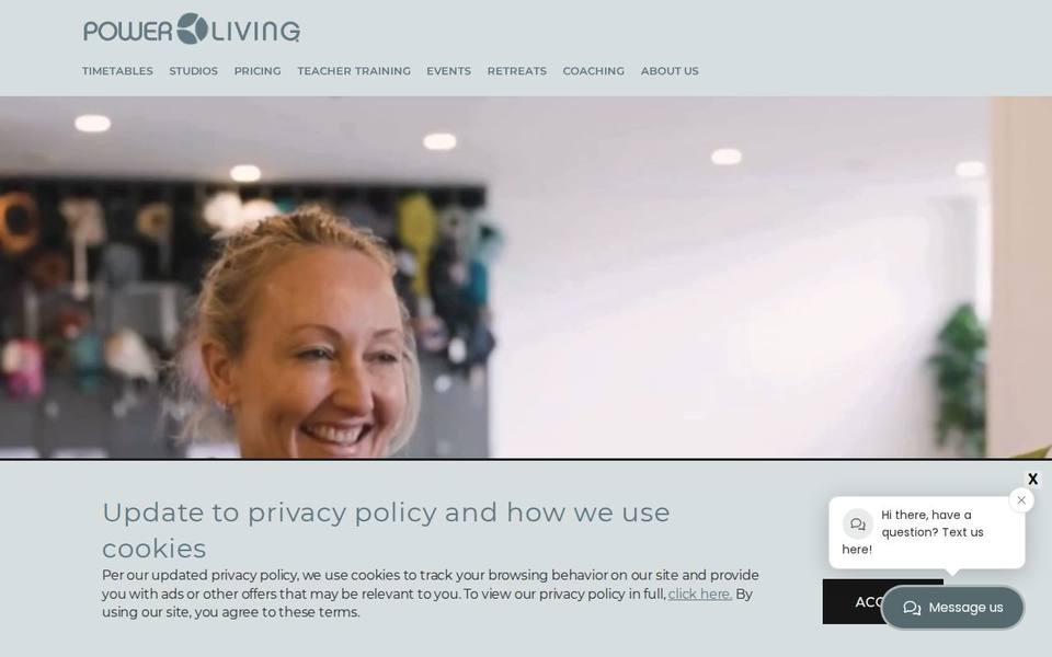 Power Living Australia website