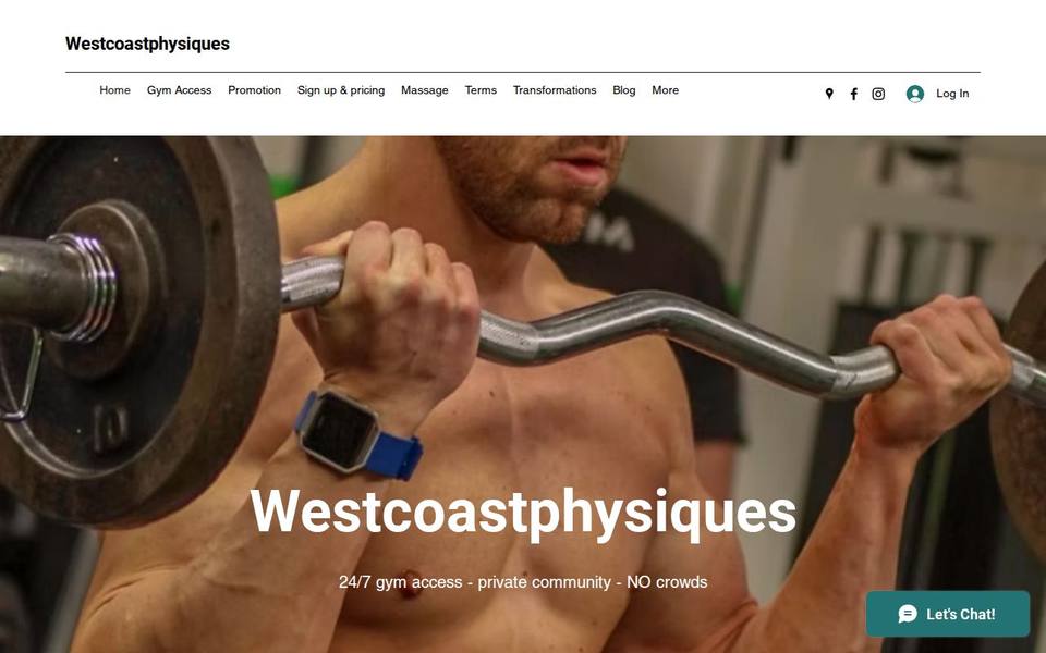 Westcoastphysiques website